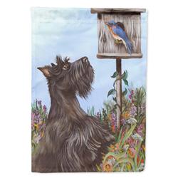 28 x 0.01 x 40 in. Scottie Curious Canvas House Flag