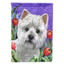 28 x 0.01 x 40 in. Westie Paradise Canvas House Flag