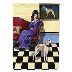 28 x 0.01 x 40 in. Whippet Elegance & Grace Canvas House Flag