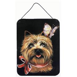 12 x 16 in. Cairn Terrier Butterfly Wall or Door Hanging Prints