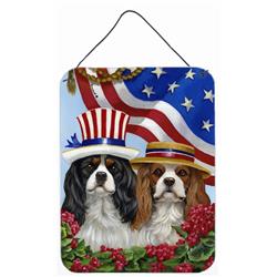 12 x 16 in. Cavalier Spaniel USA Wall or Door Hanging Prints