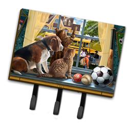 PTW2074TH68 6 x 2 x 9 in. Beagle, Cats Back to School Leash or Key Holder