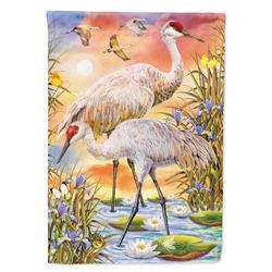 11 x 0.01 x 15 in. Sandhill Cranes Garden Flag