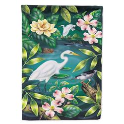 11 x 0.01 x 15 in. River Egret Garden Flag
