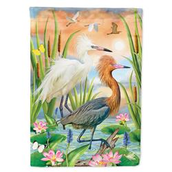 11 x 0.01 x 15 in. Reddish Heron Two Phases Garden Flag