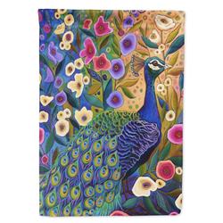 28 x 0.01 x 40 in. Peacock Portrait Canvas House Flag