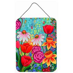 12 x 16 in. Bright Spring Flowers Wall or Door Hanging Prints