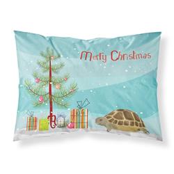 30 x 0.15 x 20.5 in. Turtle Merry Christmas Fabric Standard Pillowcase