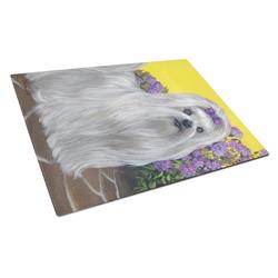 Maltese Patio Princess Glass Cutting Board - Large