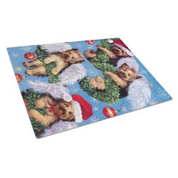 Yorike Christmas Angels Everywhere Glass Cutting Board - Large