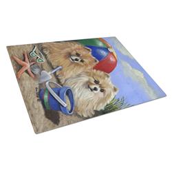 Pomeranian Beach Glass Cutting Board - Large