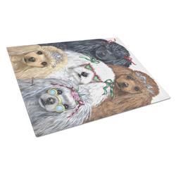 Poodle Oodles Glass Cutting Board - Large