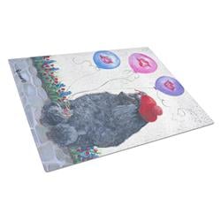 Poodle Totally Chic Glass Cutting Board - Large