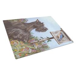 Scottie Curious Glass Cutting Board - Large