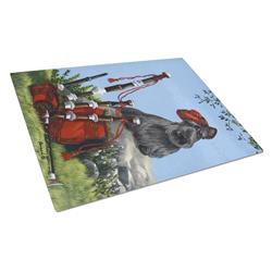 Scottie Piper Glass Cutting Board - Large