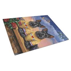 Scottie Soulmates Glass Cutting Board - Large