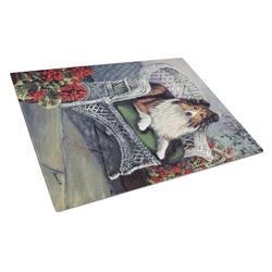 Sheltie Patio Jewel Glass Cutting Board - Large