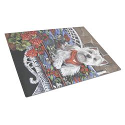Westie Hannah Mae Glass Cutting Board - Large