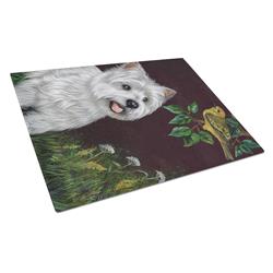Westie Nature Glass Cutting Board - Large