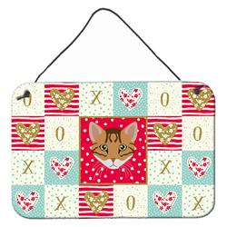 8 x 12 in. Cheetoh Cat Love Wall or Door Hanging Prints