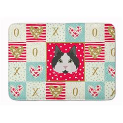 19 x 27 in. Cymric Cat Love Machine Washable Memory Foam Mat