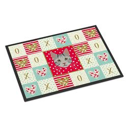 CK5114JMAT 24 x 36 in. Egyptian Mau Cat Love Indoor or Outdoor Mat