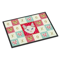CK5125JMAT 24 x 36 in. Korean Bobtail Cat Love Indoor or Outdoor Mat