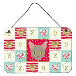 8 x 12 in. Malayan Cat Love Wall or Door Hanging Prints