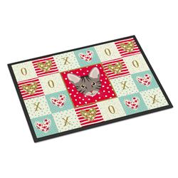 CK5138JMAT 24 x 36 in. Ocicat Cat Love Indoor or Outdoor Mat