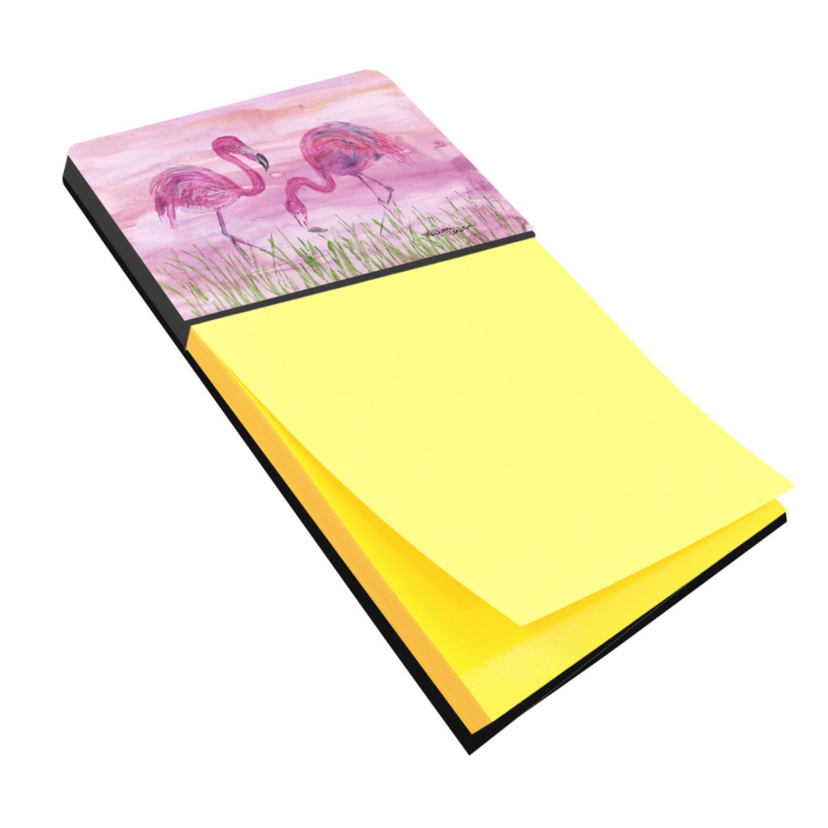 SC2018SN 3 x 3 in. Flamingos Sticky Note Holder