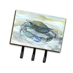 SC2003TH68 6 x 2 x 9 in. Blue Crab Watercolor Leash or Key Holder