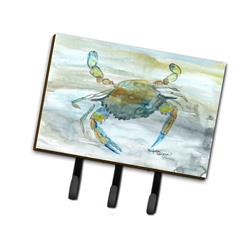 SC2004TH68 6 x 2 x 9 in. Blue Crab No.2 Watercolor Leash or Key Holder