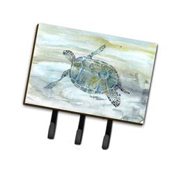 6 x 2 x 9 in. Sea Turtle Watercolor Leash or Key Holder