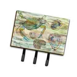 6 x 2 x 9 in. Crab, Shrimp & Oyster Sunset Leash or Key Holder