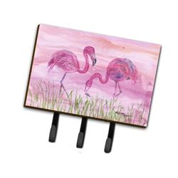 6 x 2 x 9 in. Flamingos Leash or Key Holder
