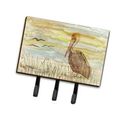 6 x 2 x 9 in. Brown Pelican Yellow Sky Leash or Key Holder