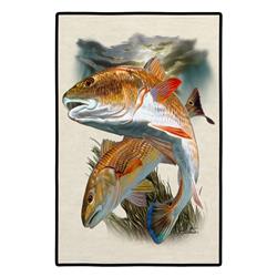 24 x 36 in. Red Fish Indoor or Outdoor Mat