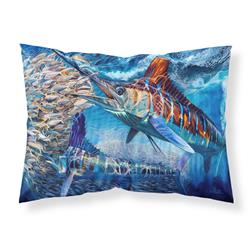 30 x 0.15 x 20.5 in. White Night White Marlin Fabric Standard Pillowcase