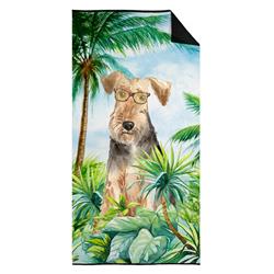 30 x 60 in. Airedale Terrier Premium Beach Towel