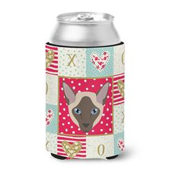 12 oz Siamese Modern Cat Love Can or Bottle Hugger