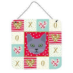 6 x 6 in. Korat Cat Love Wall or Door Hanging Prints