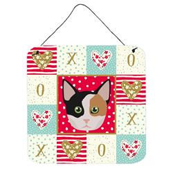 6 x 6 in. Munchkin Cat Love Wall or Door Hanging Prints