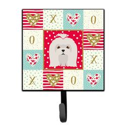 4.25 x 1 x 7 in. Maltese Love Leash or Key Holder