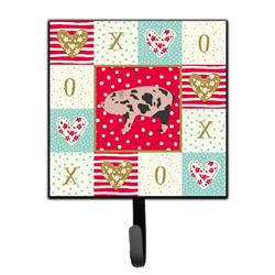 Picture of Carolines Treasures CK5362SH4 4.25 x 1 x 7 in. Mini Miniature Pig Love Leash or Key Holder