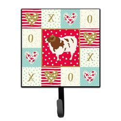 4.25 x 1 x 7 in. Jacob Sheep Love Leash or Key Holder