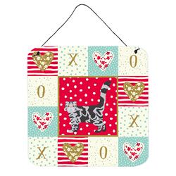 6 x 6 in. Foldex Exotic Fold No.1 Cat Love Wall or Door Hanging Prints