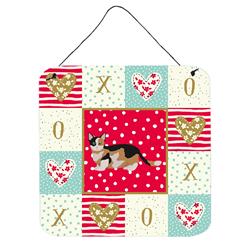 6 x 6 in. Munchkin Cat Love Wall or Door Hanging Prints