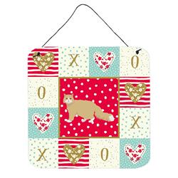 6 x 6 in. Oregon Rex Cat Love Wall or Door Hanging Prints