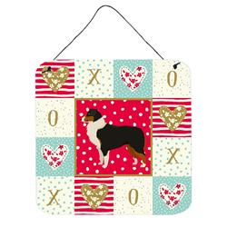 6 x 6 in. Australian Shepherd Love Wall or Door Hanging Prints