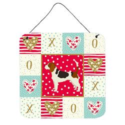 6 x 6 in. Beagle Love Wall or Door Hanging Prints